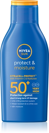 NIVEA SUN Protect & Moisture хидратиращо мляко за тен SPF 50+