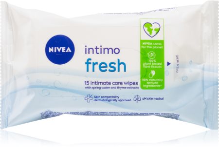 Nivea Intimo Fresh sanfte Feuchttücher für die intime Hygiene