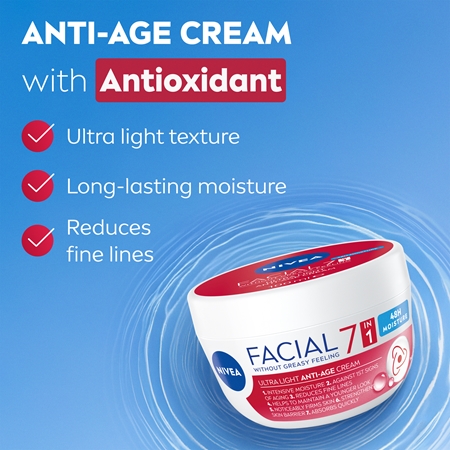 NIVEA Facial Anti-Age Cream against Early Signs of Aging 7-in-1
