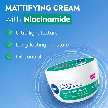 NIVEA Facial Mattifying mattifying moisturiser with niacinamide