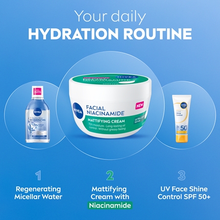 NIVEA Facial Mattifying mattifying moisturiser with niacinamide