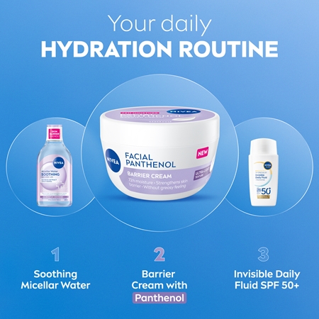 NIVEA Facial Barrier Light Moisturiser to strengthen the skin barrier
