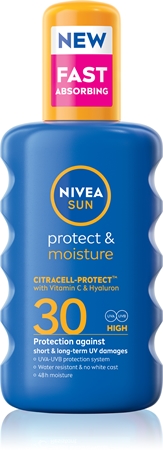 NIVEA SUN Protect & Moisture spray autobronzant hidratant SPF 30