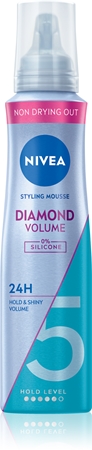 NIVEA Diamond Volume mousse para volume e brilho