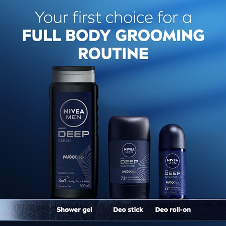 NIVEA MEN Deep sprchový gél pre mužov