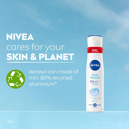 NIVEA Fresh Natural Deodorant Spray for women