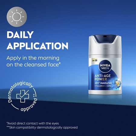 NIVEA MEN Anti-Age Power intensive anti-wrinkle moisturiser SPF 30