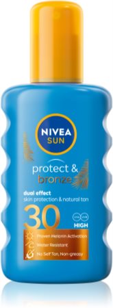 Nivea Sun Protect & Bronze інтенсивний спрей для засмаги SPF 30