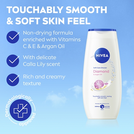 NIVEA Diamond & Argan Oil Caring Shower Gel