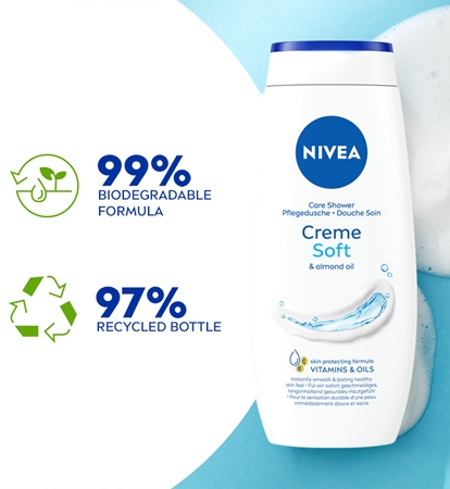 NIVEA Creme Soft gel de ducha para cuidar la piel