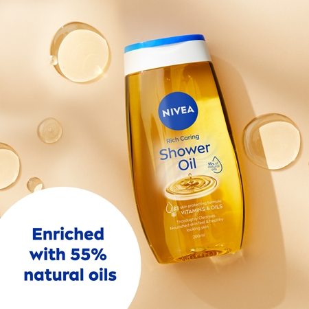 NIVEA Natural pečující sprchový olej