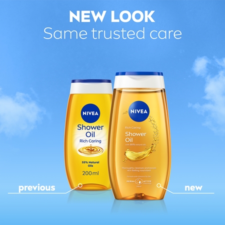 NIVEA Rich Care Barojoša dušas eļļa