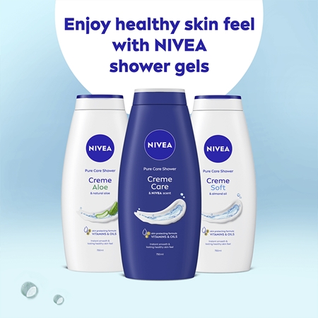 NIVEA Creme Care gel de banho cuidado intensivo maxi