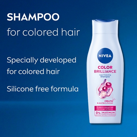 NIVEA Color Brilliance shampoing traitant pour cheveux colorés
