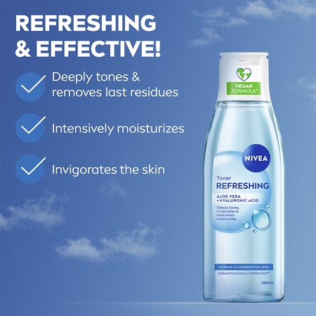 NIVEA Face Cleansing lozione detergente viso per pelli normali e miste