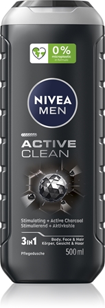 NIVEA MEN Active Clean gel za prhanje za moške