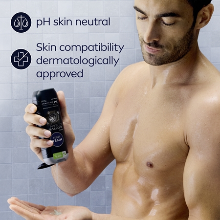 NIVEA MEN Active Clean gel za prhanje za moške