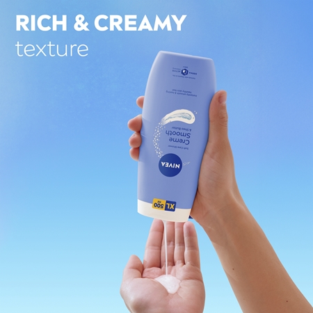 NIVEA Creme Smooth kreminės konsistencijos dušo želė
