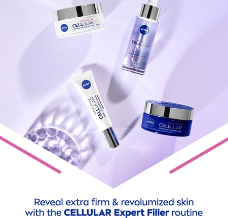 NIVEA Cellular Expert Filler výhodné balení pro rozjasnění a vyhlazení pleti
