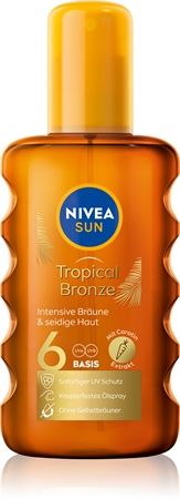 NIVEA SUN Zonnebrandolie Spray SPF 6