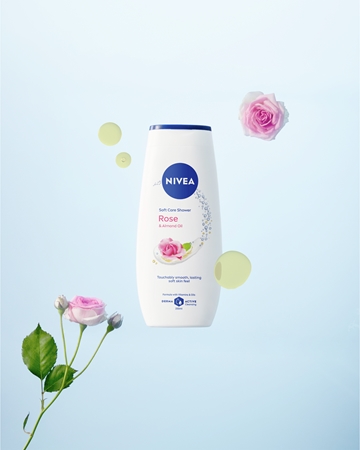 NIVEA Rose & Almond Oil gel doccia
