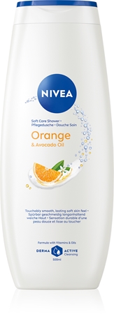 NIVEA Orange & Avocado Oil odą tausojanti dušo želė