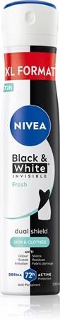 nivea black & white invisible fresh antyperspirant w sprayu 200 ml     