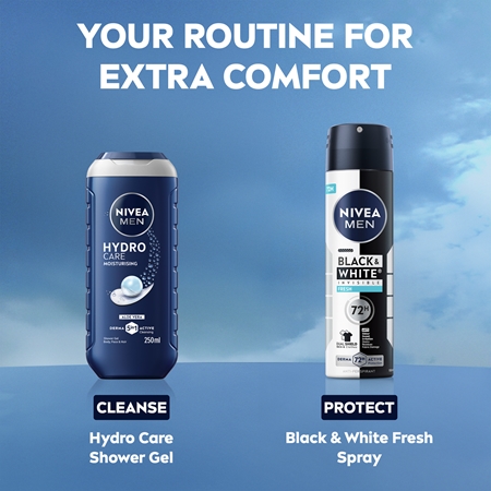 NIVEA MEN Invisible Black & White antitraspirante spray