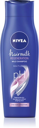NIVEA Hairmilk ošetrujúci šampón pre jemné vlasy