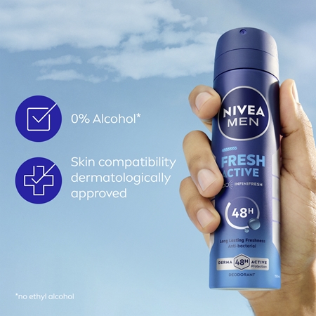 NIVEA MEN Fresh Active Deodorant Spray für Herren