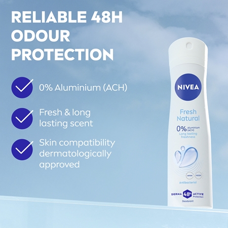 NIVEA Fresh Natural antiperspirant ve spreji pro ženy