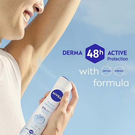 NIVEA Fresh Natural antiperspirant ve spreji pro ženy
