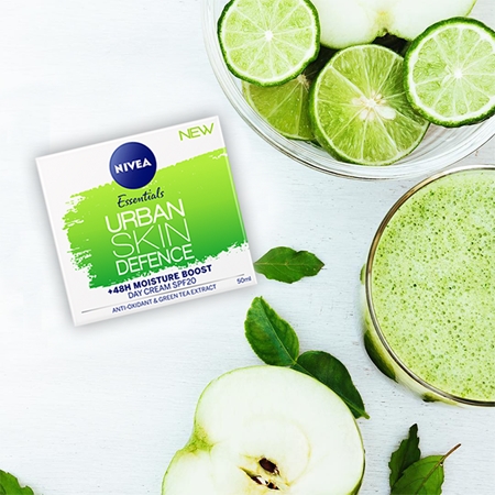 NIVEA Urban Skin antyoksydacyjny krem na dzień z kwasem hialuronowym