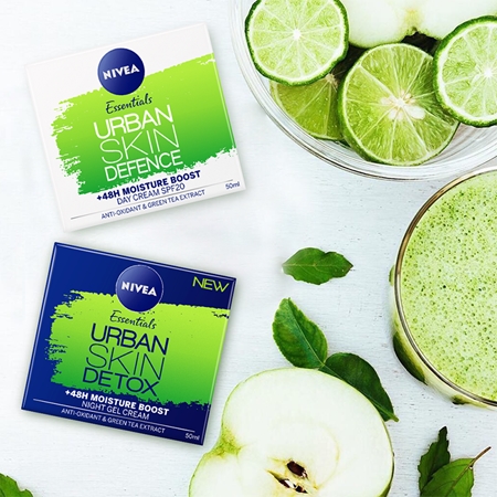 NIVEA Urban Skin antyoksydacyjny krem na dzień z kwasem hialuronowym
