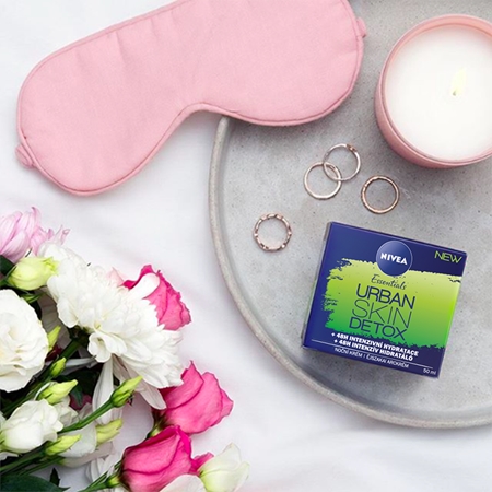 NIVEA Urban Skin Detox antyoksydacyjny krem na noc z kwasem hialuronowym