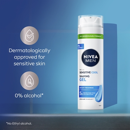 NIVEA MEN Sensitive Recovery Shaving Gel for men