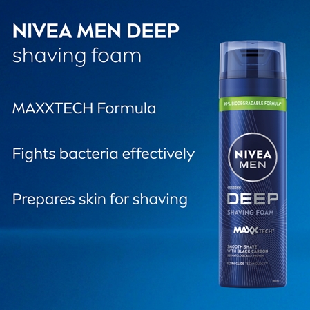 NIVEA MEN Deep mousse à raser pour homme
