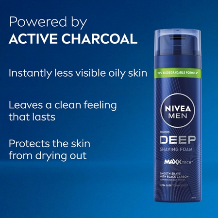 NIVEA MEN Deep mousse à raser pour homme