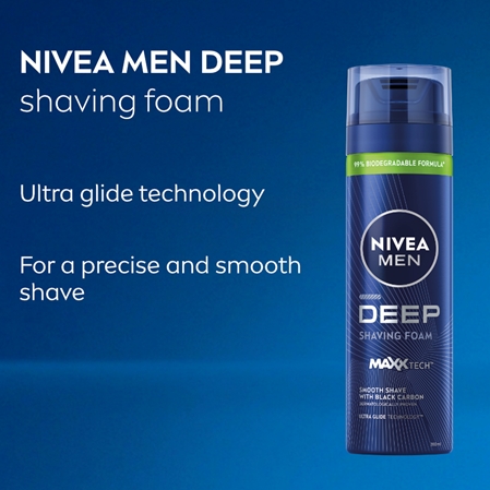 NIVEA MEN Deep mousse à raser pour homme