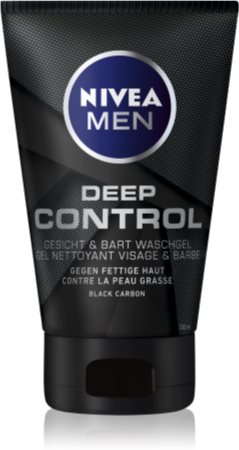 Nivea Men Deep gel nettoyant visage et barbe
