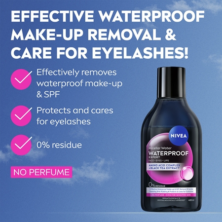 NIVEA Micellar Waterproof двуфазна мицеларна вода