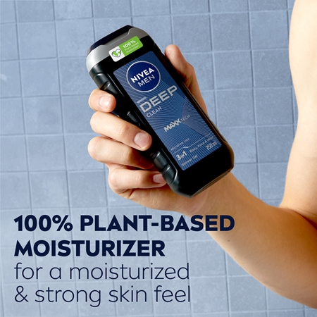 NIVEA MEN Deep gel de douche pour homme conditionnement avantageux