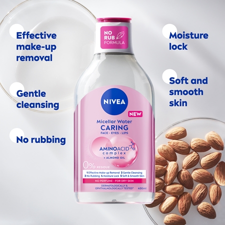 NIVEA Micellar Caring hellävarainen misellivesi