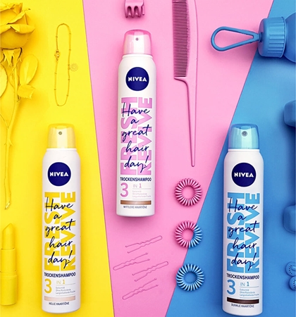 NIVEA Fresh Revive suchý šampon pro blond vlasy