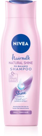 Nivea Hairmilk Natural Shine pečující šampon
