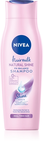 Nivea Hairmilk Natural Shine Pflegeshampoo