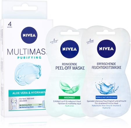 NIVEA Multi-Mask cleansing face mask with aloe vera
