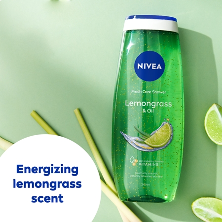 NIVEA Lemongrass & Oil osvežujoč gel za prhanje