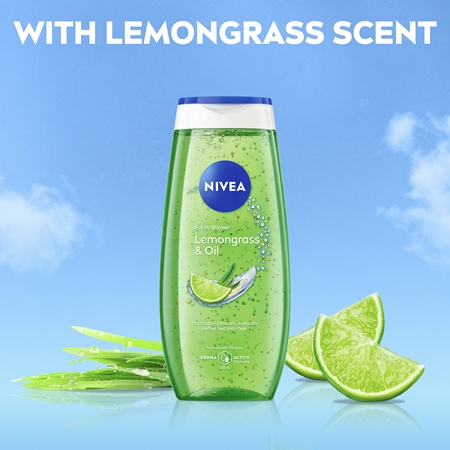 NIVEA Lemongrass & Oil gaivinamoji dušo želė