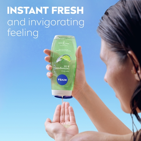 NIVEA Lemongrass & Oil gaivinamoji dušo želė